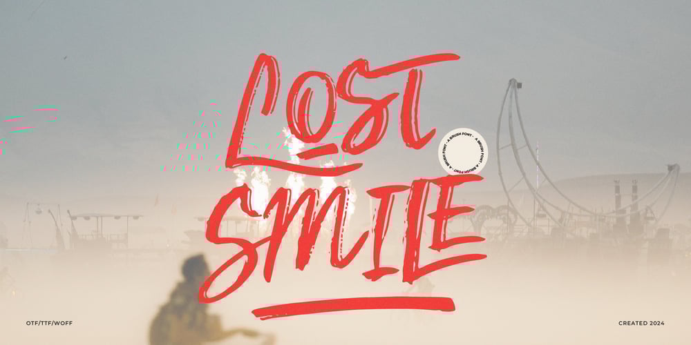 Lost Smile font
