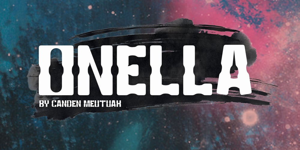 Onella type font