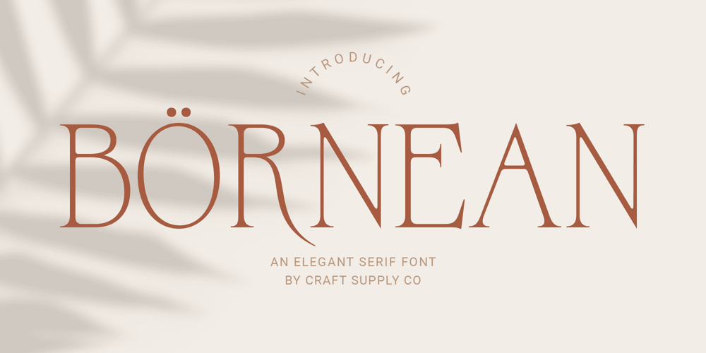 Bornean font