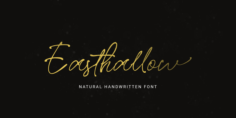 Easthallow font