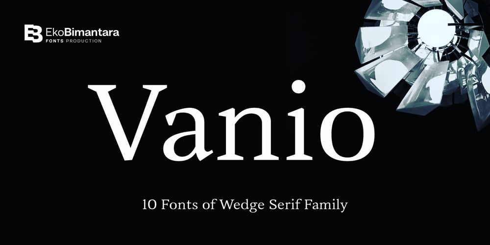 Vanio font
