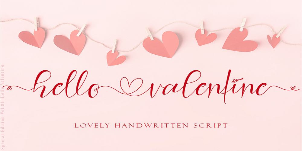 Hello Valentine font