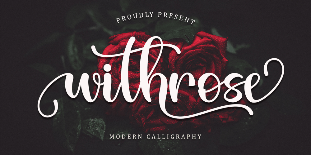 Withrose font