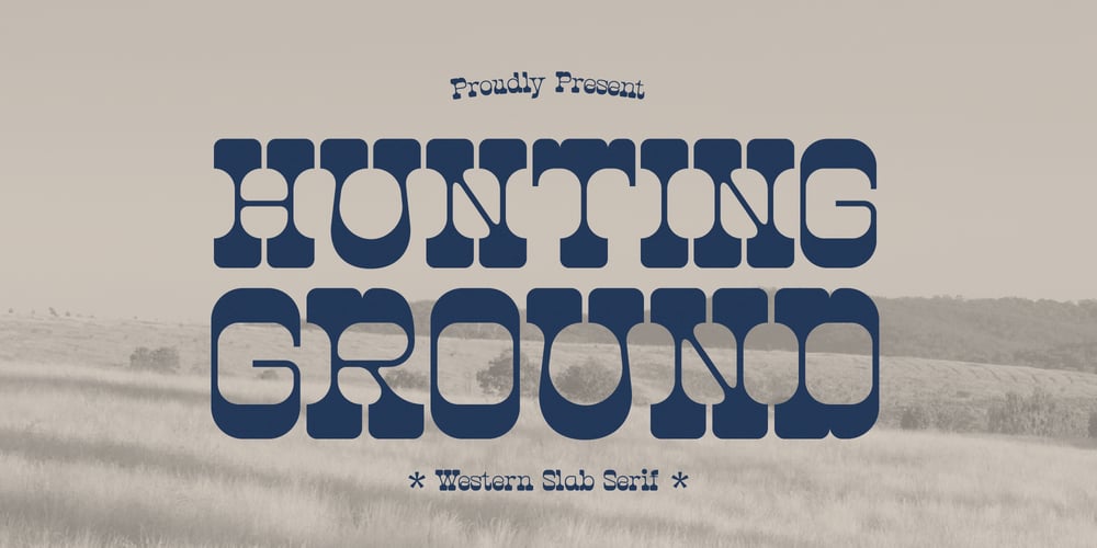 Hunting Ground font