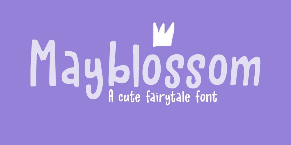 Mayblossom font