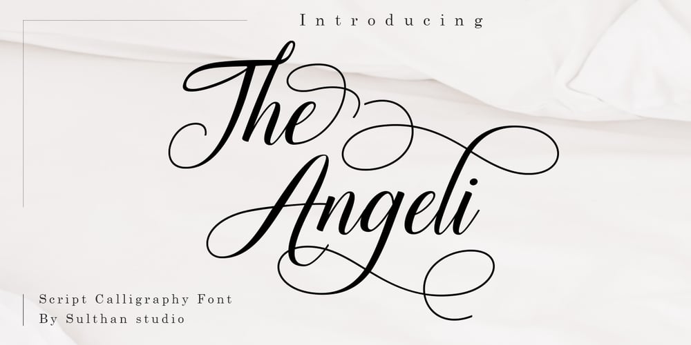 The Angeli font