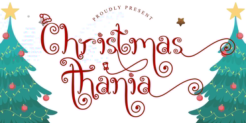 Christmas Thania font