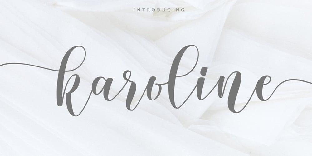 Karoline font