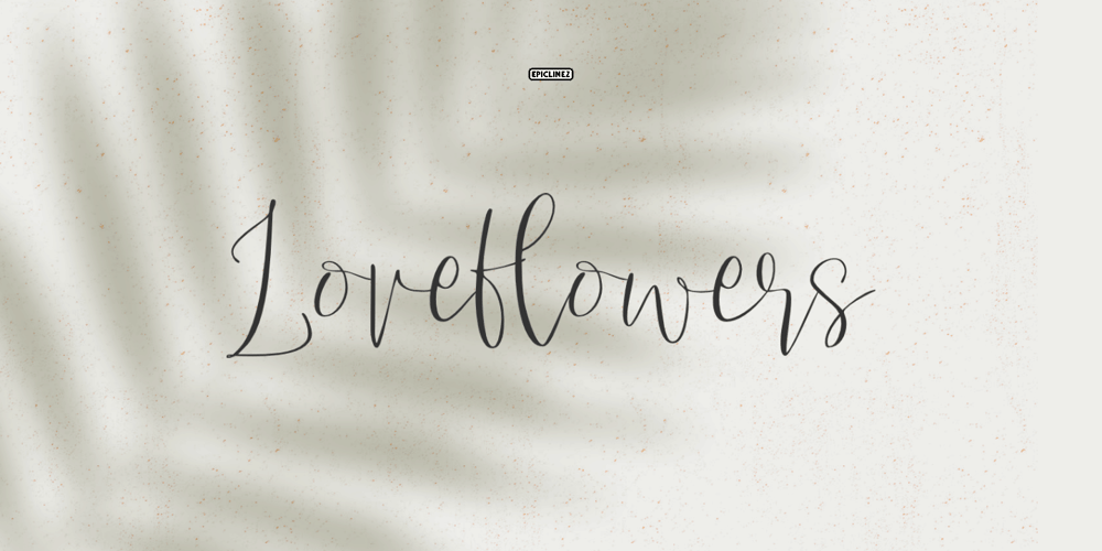 Love Flowers font