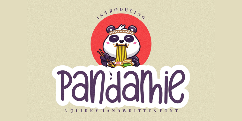 Pandamie font