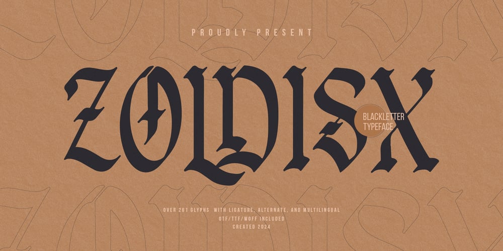 Zoldisx font