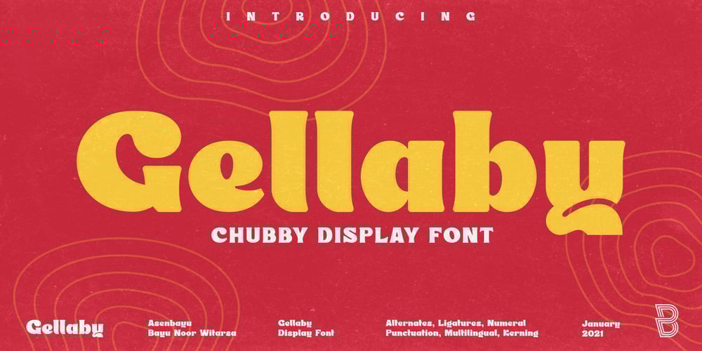 Gellaby font