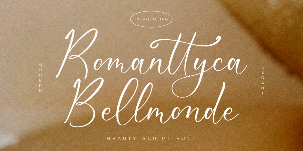 Romanttyca Bellmonde font