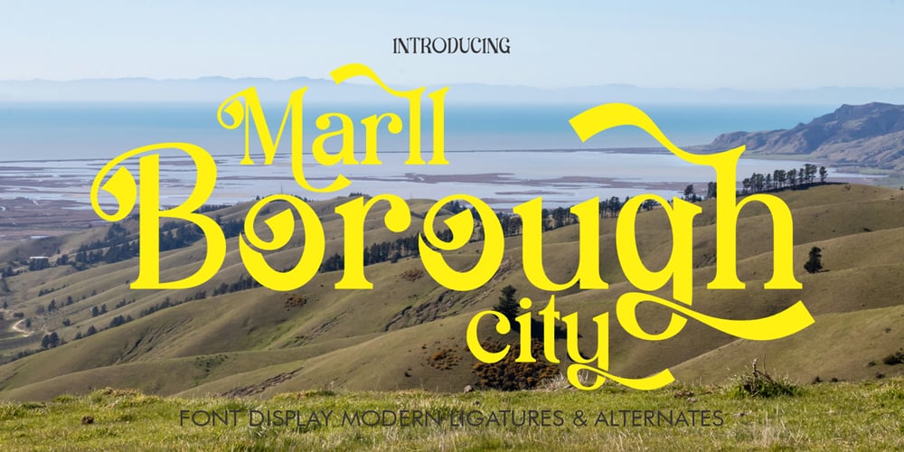 Marll Borough City font