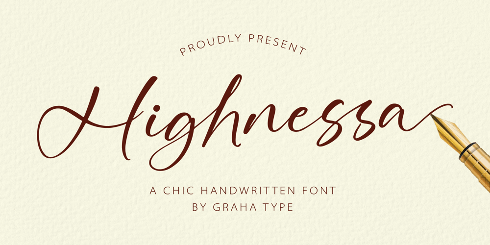 Highnessa font