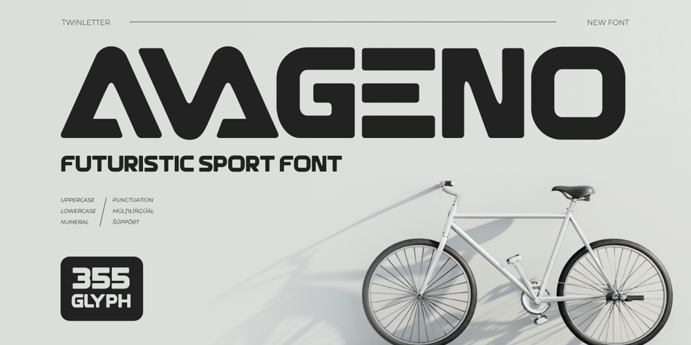 Avageno font