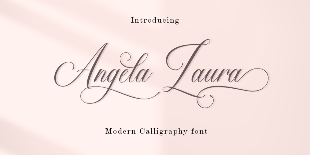 Angela Laura font
