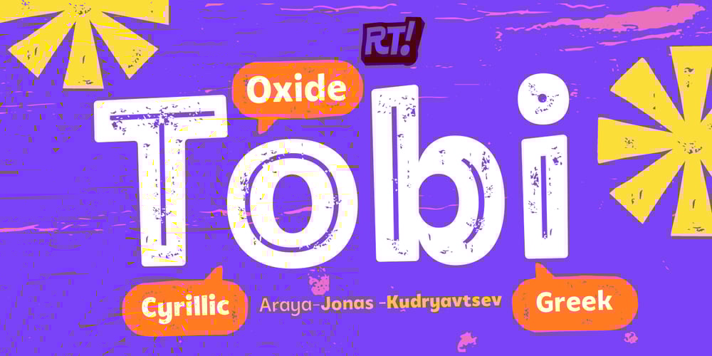 Tobi Oxide font