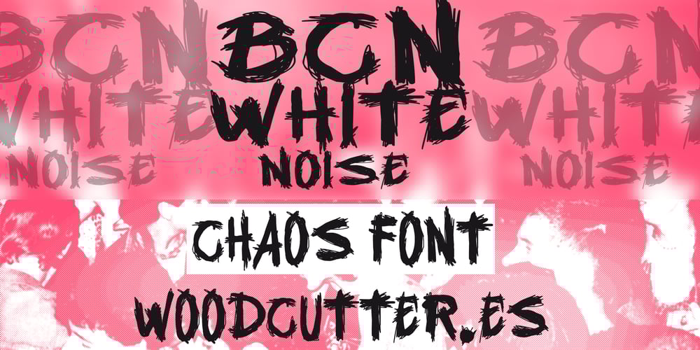 BCN White Noise font