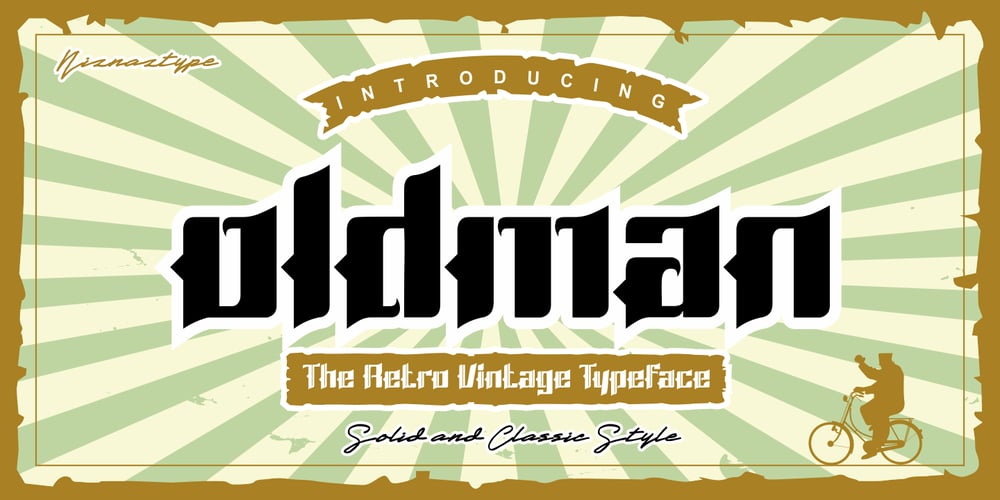 Oldman font
