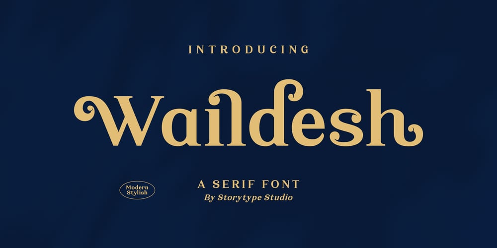 Waildesh font