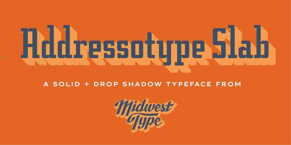 Addressotype font