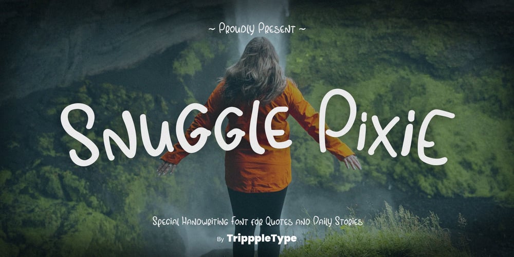 Snuggle Pixie Handwritten font