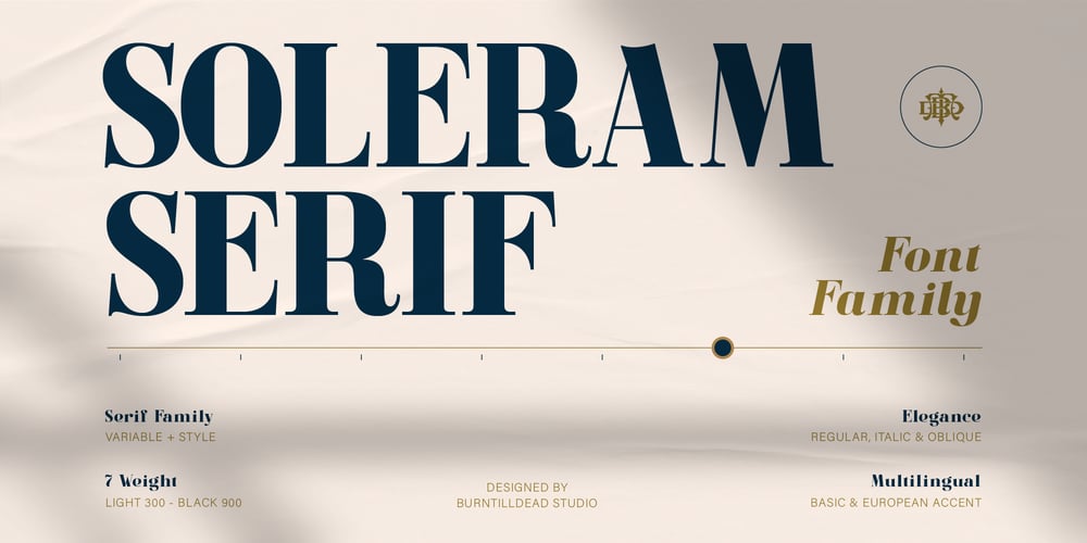 Soleram font