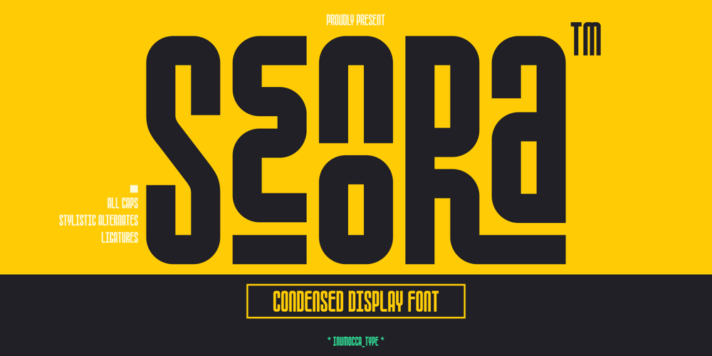 Senora Condensed font