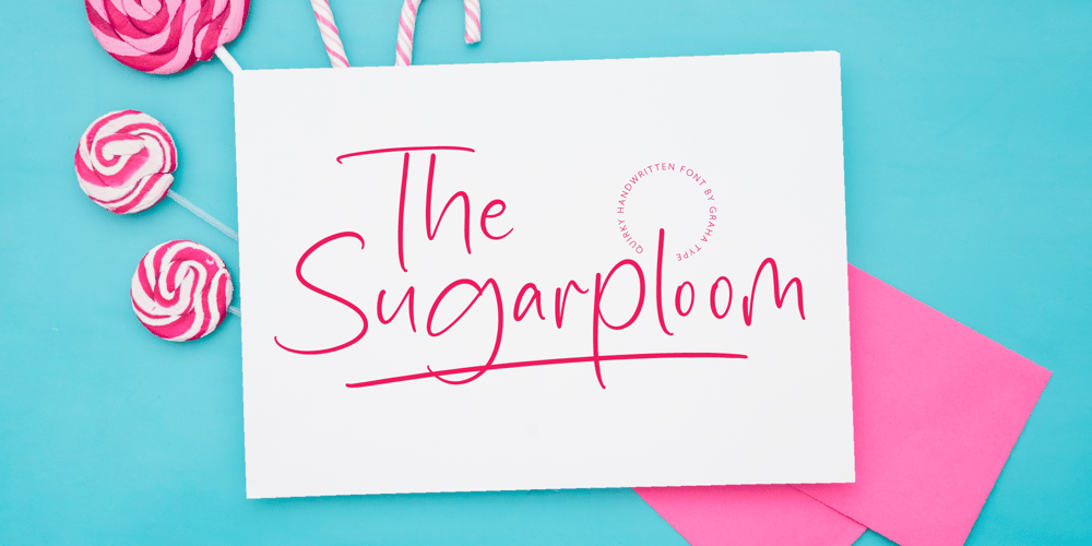 The Sugarploom font