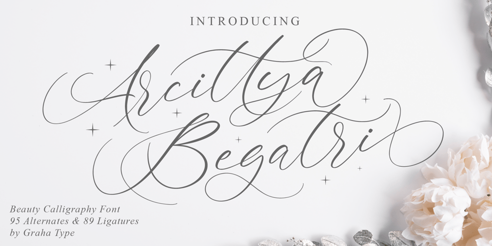 Arcittya Begatri font