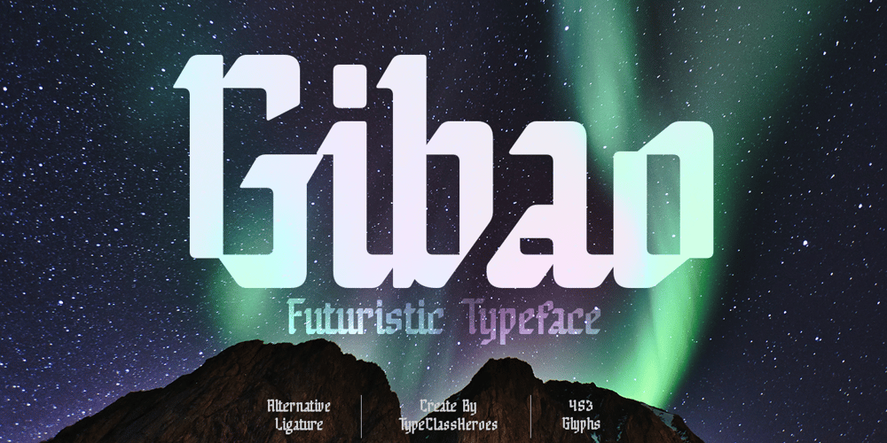 Gibao font