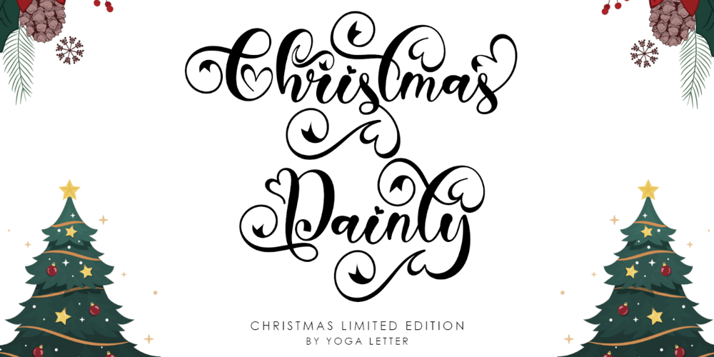 Christmas Dainty font