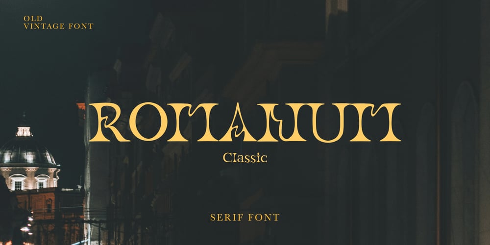 Romanum Classic font