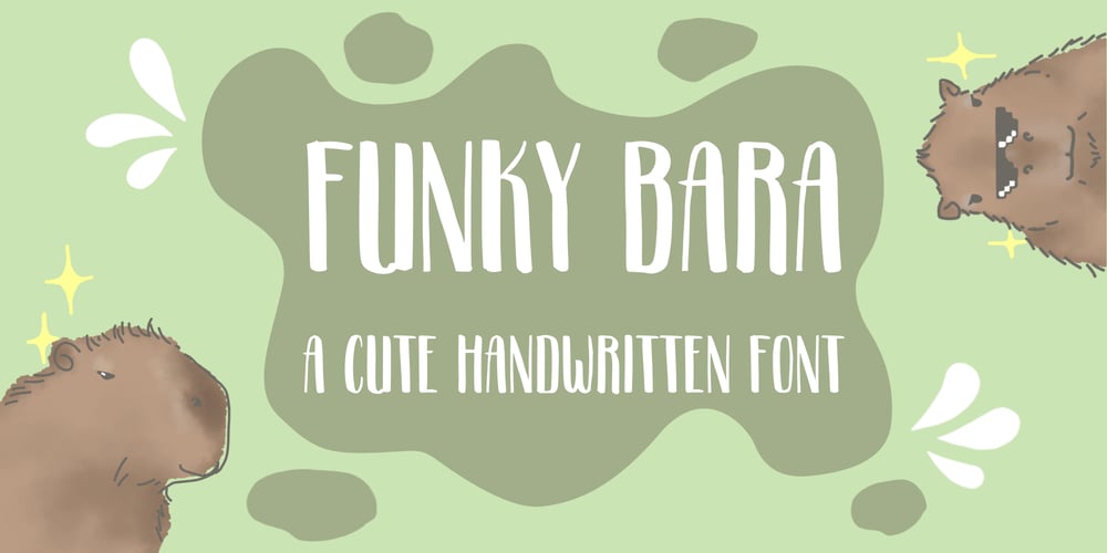Funkybara font