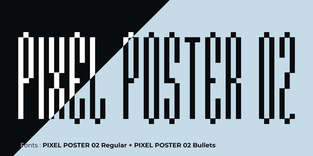 Pixel Poster 02 font