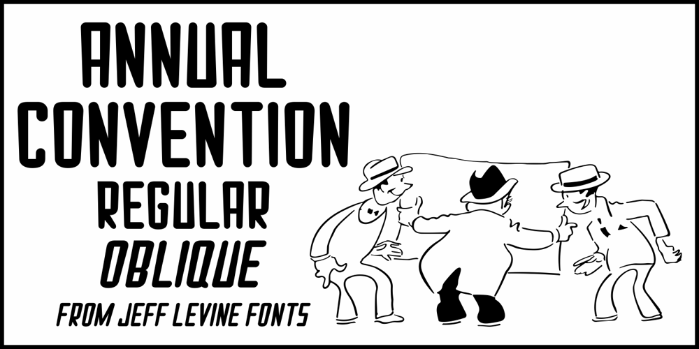 Annual Convention JNL font