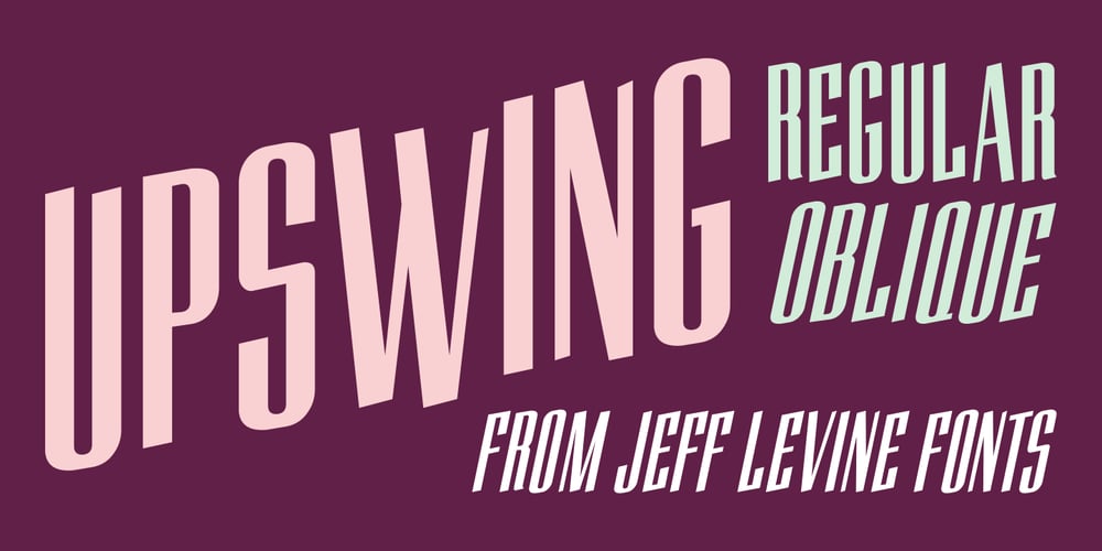 Upswing JNL font