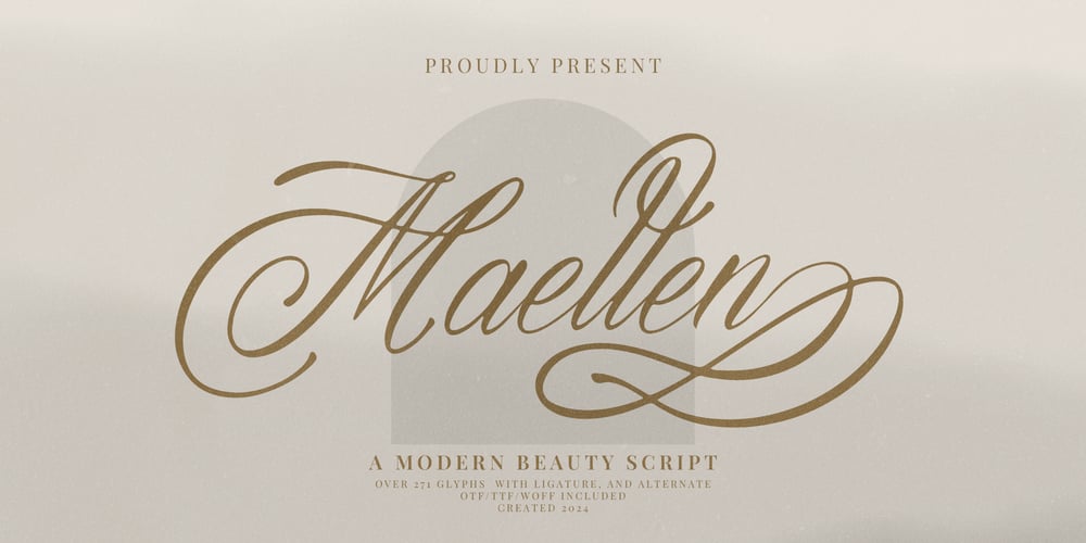 Maellen font