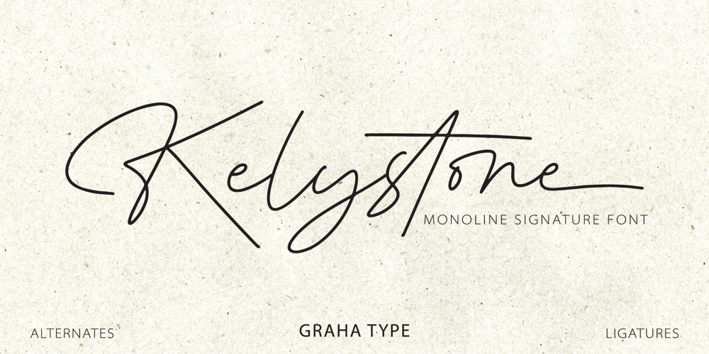 Kelystone font