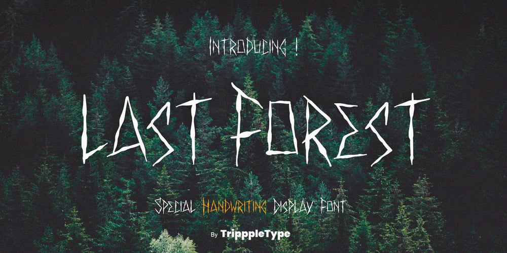 Last Forest Handwritten font