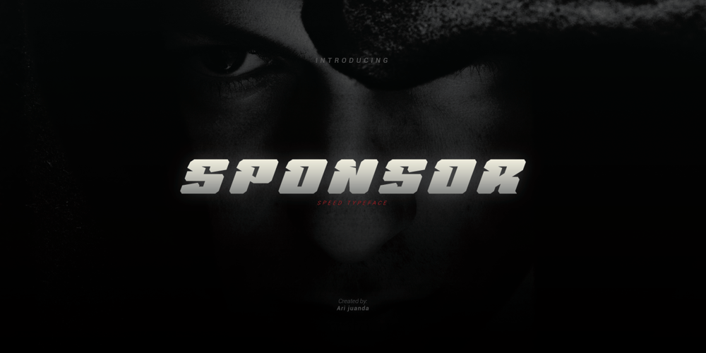 Sponsor font