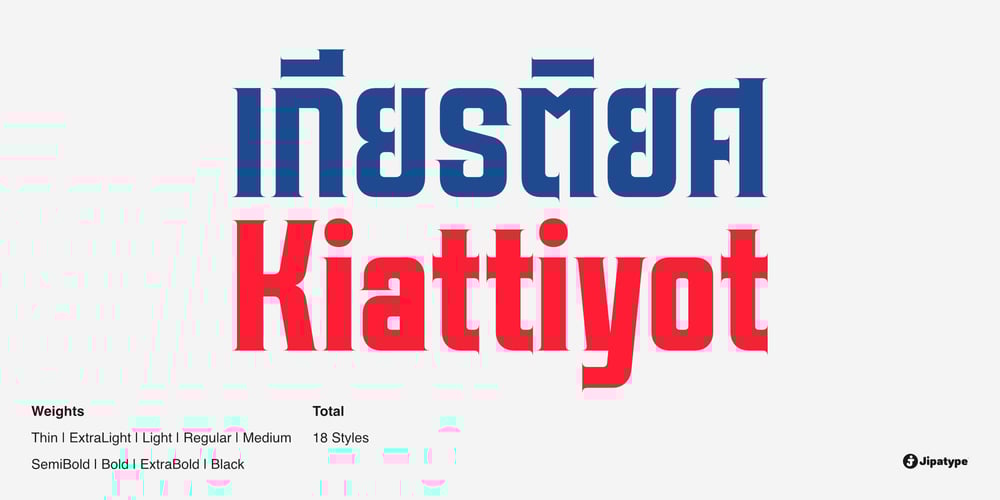 Kiattiyot font