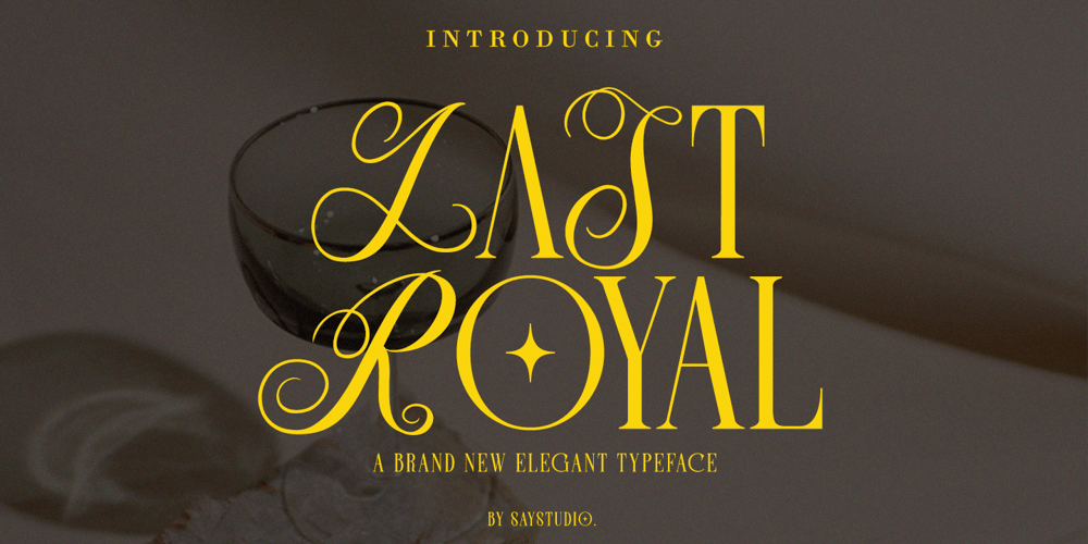 Last Royal font