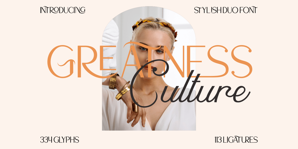 Greatness Culture font