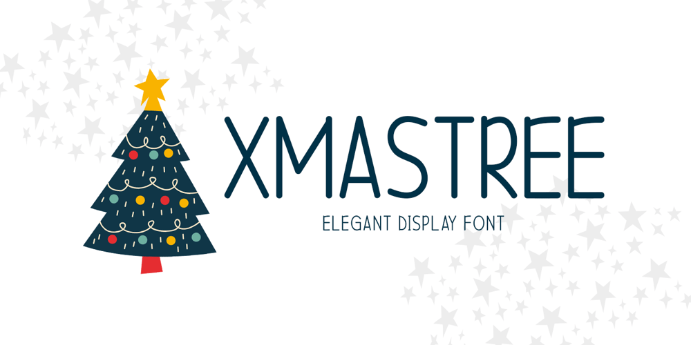 Xmastree font