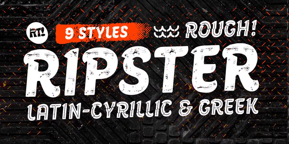 Ripster Rough font