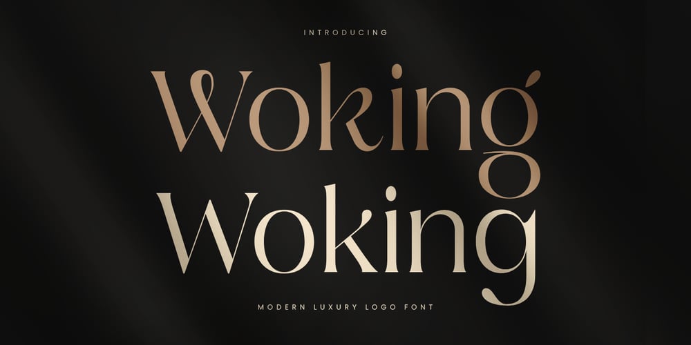 Woking font