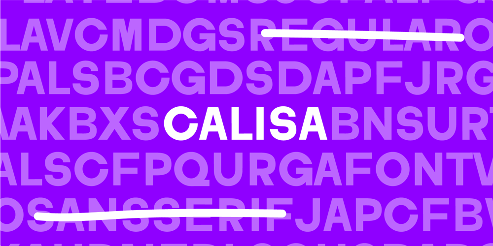 Calisa font