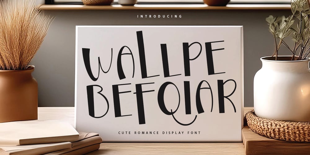 Wallpe Befqiar font
